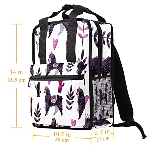 Sac à dos garçon fleurs rouges confortable - Sac d'école ajustable en taille unique