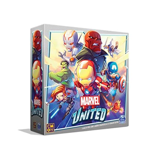 Asmodee Marvel United, Gioco da Tavolo, 1-4 Giocatori, 10+ Anni, Edizione in Italiano