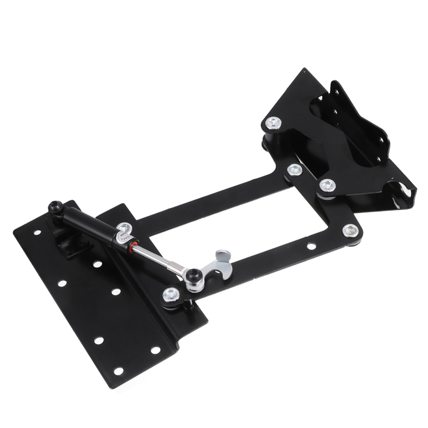 HEMOTON elevador de mesa de café tapas hidráulicas hardware del mecanismo de escritorio muebles topes elevables hidraulicos marco de elevación de tapas de servicio pesado pintura Bisagra