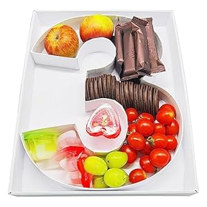 WENPACK 30,5 cm Pappschachtel Zahlenform 3 Stück