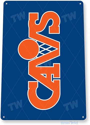 Miniatura 3 de Tinworld Letrero de estaño Cavs Baloncesto Retro Deportes Metal Sign Decoración Bar Pub Cueva Metal Sign Decoración B344