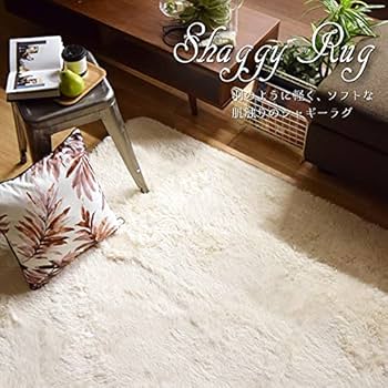 Amazon｜StorePocket ラグ ラグマット 洗える シャギー 長毛 毛