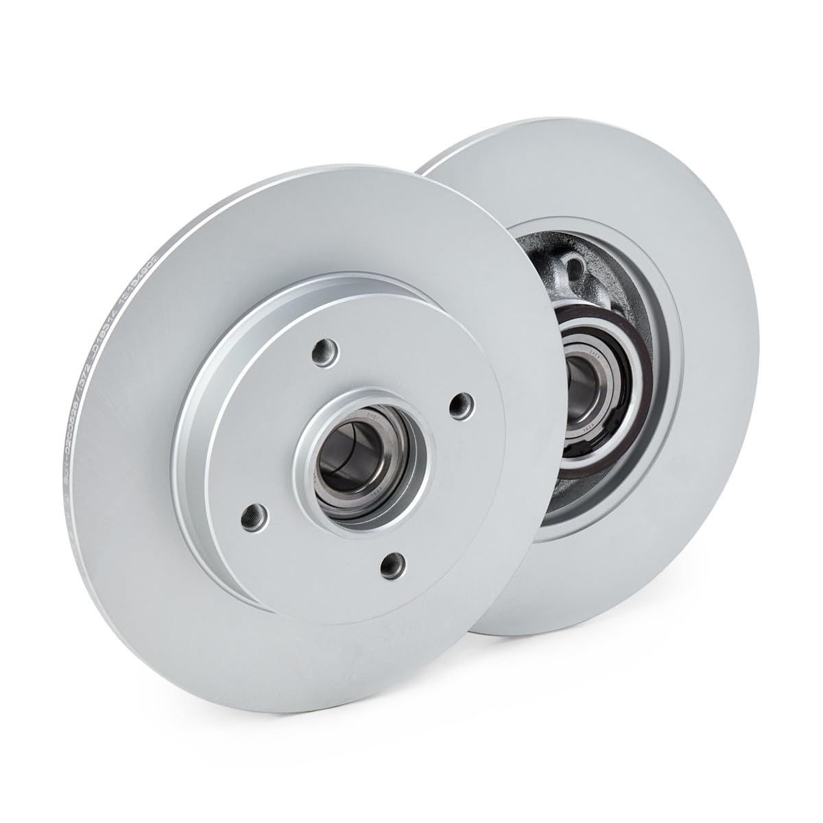 RIDEX PLUS 82B0745P 2x Disco freno Posteriore con anello sensore magnetico integrato con cuscinetto ruota senza bullone fissaggio ruota con mozzo portaruota Compatibilità con PEUGEOT