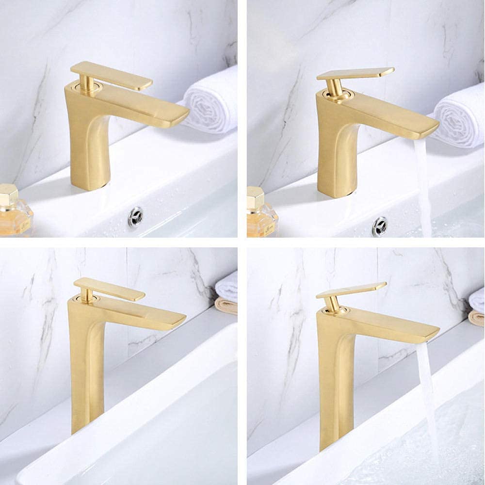 grifo para lavabo, Grifos de lavabo baño latón macizo, grifo mezclador for