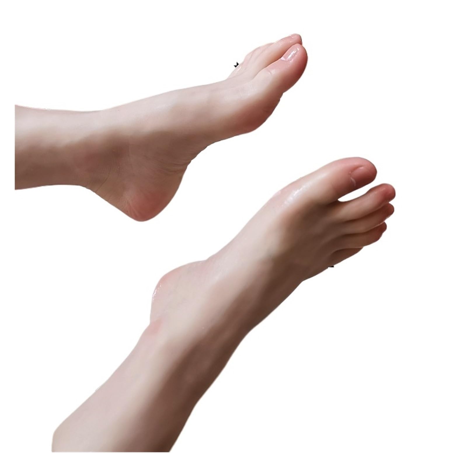 17CM Symulacja Silikonowy Model Stopy Kobiece Pończochy Do Pedicure Stóp Buty Rekwizyty Fotografia Nail Art Malowanie Tatuaż TGZ2901(Left foot)