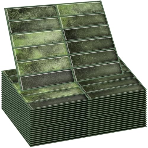 La Mejor Recopilación de Azulejos , listamos los 10 mejores. 44 Drydiet 20 Hojas de Azulejos Despegar y Pegar para Salpicadero 11.43 x 9 Pulgadas Pared 3D Cocina Azulejos Adhesivos para Cocina Azulejos de Mármol (Verde)