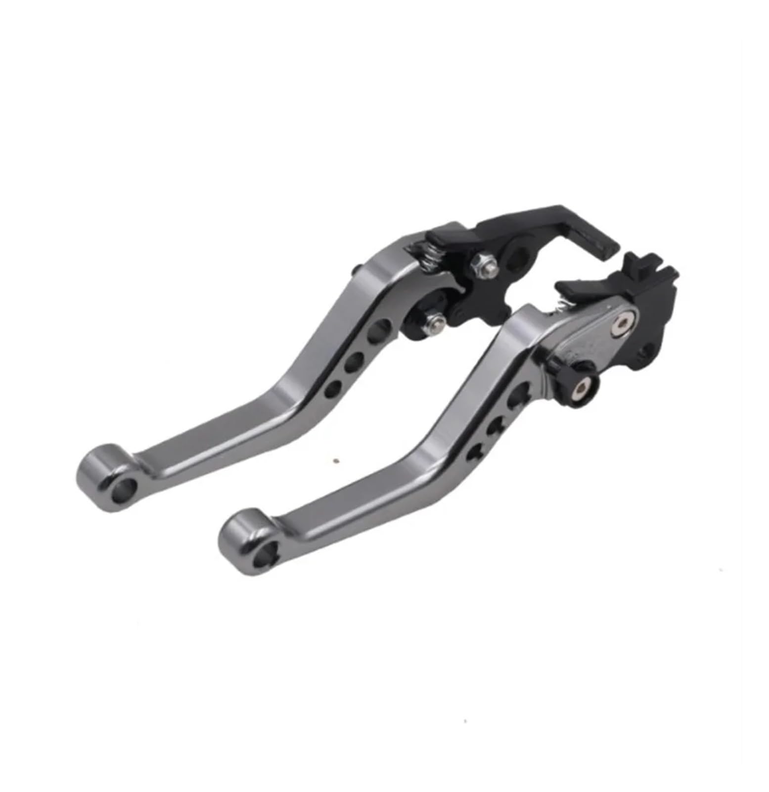 Ywqjiopm Titanium Motorcycle Brake Clutch Lever Motorcycle Brake Handle Motorbike Handle Adjustable Modification Universal Clutch Levers