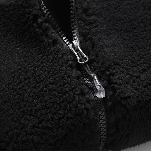 Gilet avec poches chaude polaire veste homme manches longues - 5
