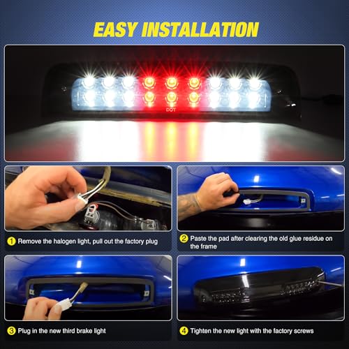 Image of Nilight Third Brake Light for Dodge Ram 1500 2500 2009-2017, 3500 10-17