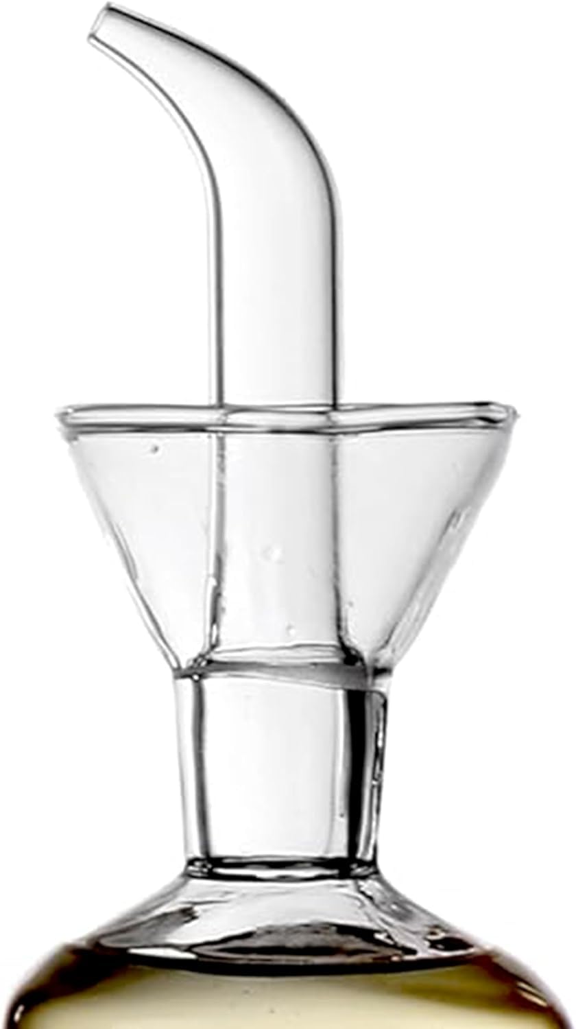 Olietta Borosilicate Glass Olive Oil Bottle Replacement Nozzle - Fits 500ML Conical Oil Pourer Only