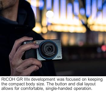 RICOH GRⅢx Amazon Canada: Ricoh GR IIIx Urban Edition, Metallic Gray