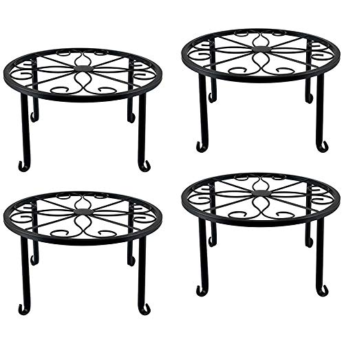 Buy Fhdpeebu 4 Pieces of Plant Stand Indoor and Outdoor Metal Rust