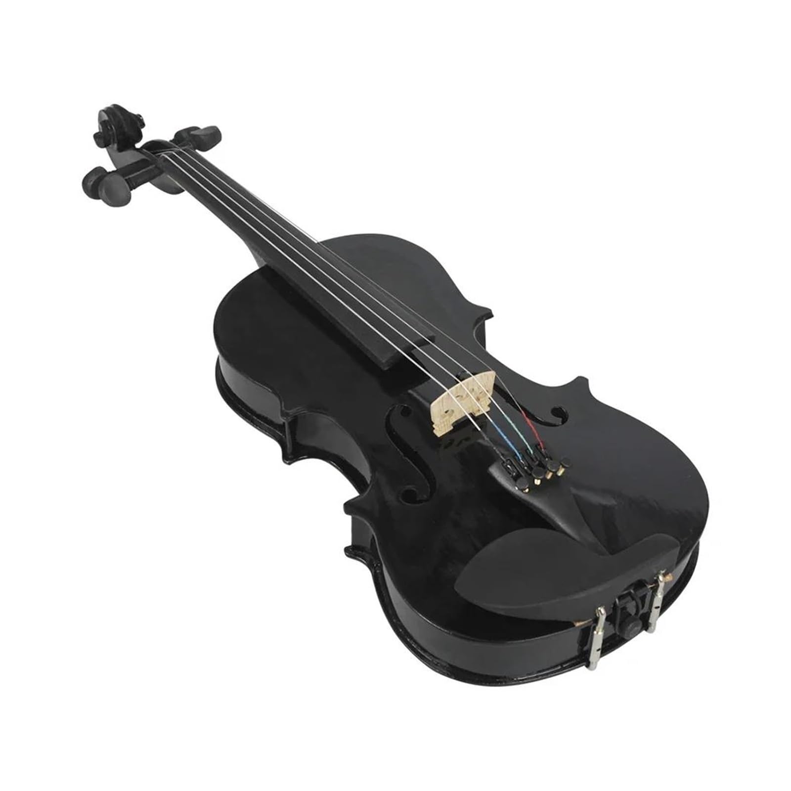 Czarny 1/8 Skrzypce Instrument Strunowy Lite Drewno Ścieżka Dźwiękowa Akcesoria Instrumenty Strunowe Skrzypcowe