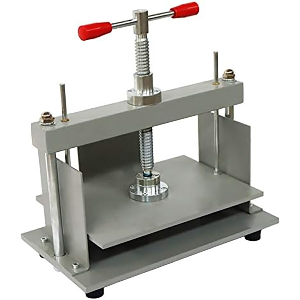 Pressa per libri A4 manuale con telaio in acciaio per rilegatura e creazione di carta, spessore 13 cm, per uso domestico e ufficio