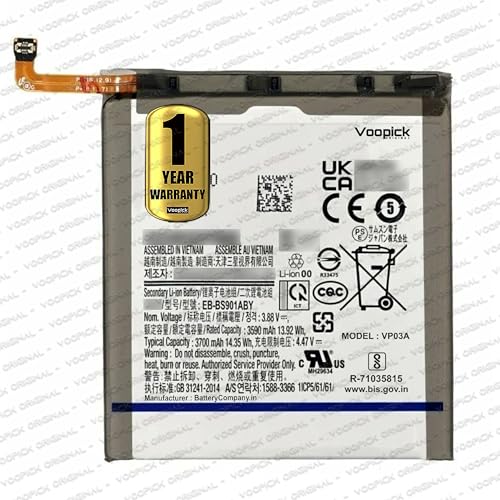 Image of EB-BS901ABY Battery Compatible for Samsung Galaxy S22 5G (SM-S901B, SM-S901B /DS, SM-S901U, SM-S901U1, SM-S901W, SM-S901N, SM-S9010, SM-S901E) with 1 Year Warranty. [3700mAh-Capacity]