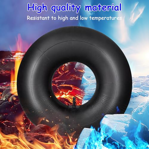 Image of 15x6.00-6 inch Inner Tubes 2-Pack Heavy Duty with TR14 Straight Valve Stem Premium Replacement 6.00 /6.50-6 Lawn Mower ATVs Go Karts Golf Carts Razor Dirt Quad Wheelbarrow Snow Blowers (2)