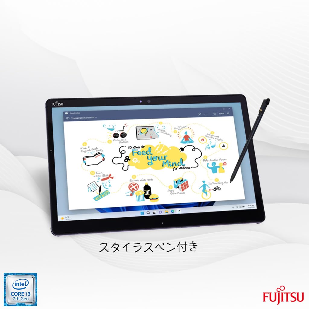 Arrows Tab Q738/SE Celeron SSD128 美品　#1 Fujitsu ARROWS Tab Q738/SE Core i3 7130 2.7GHz SSD 128GB