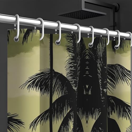 Rideau de douche imperméable 180x200 en polyester lavable