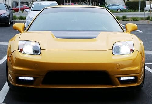 Miniatura 4 de iJDMTOY (2) luces LED de circulación diurna para autos, 6000 K blanco frio, 6 luces LED, con calce universal