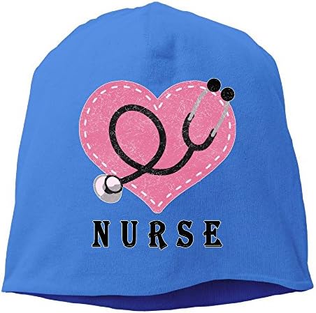 Nurse Stethoscope Gift Unisex,Women/Men Wool Hat Soft Stretch Beanies Skull Cap RoyalBlue
