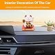 Chinese Lucky Cat, Winkekatze Chinese Waving Cat Solar Powered Waving Cat, Winkekatze Solarbetriebene Waving Arm Lucky Cat Waving Chinese Cat Waving Arm Fortune Wealth Welcoming Cat Home Car Decor