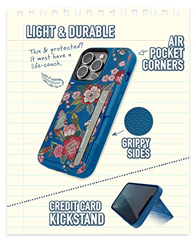 Image of Smartish iPhone 13 Pro Wallet Case - Wallet Slayer Vol. 2 [Slim + Protective] Credit Card Holder with Kickstand - Flavor of The Month