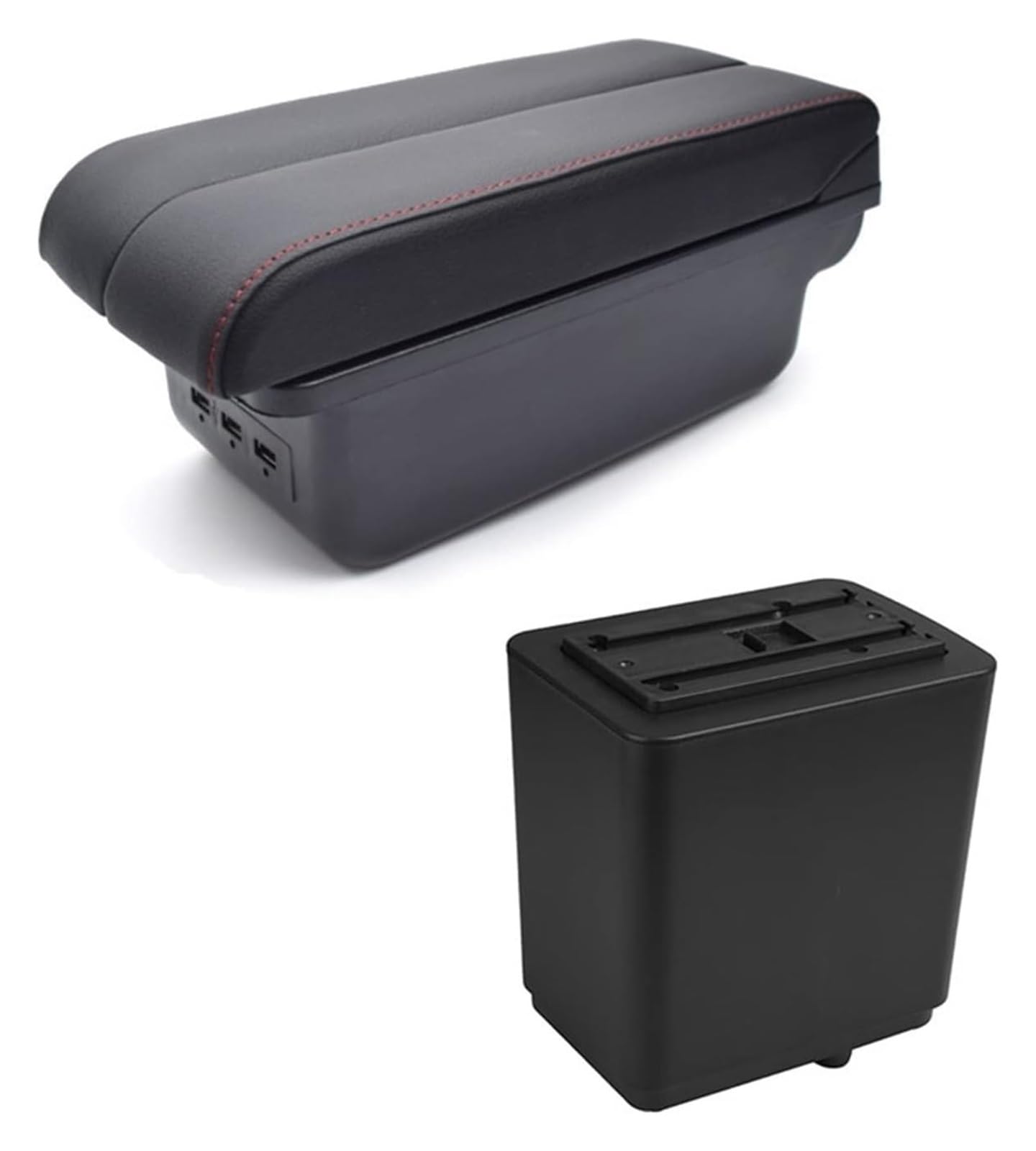 Konsola środkowa do Peugeot dla partnera Tepee 2010-2020 podłokietnik samochodowy ABS podłokietnik podłokietnik pudełko konsola środkowa USB