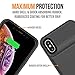 iPhone Xs/X Battery Case, BXXs Slim Portable Protective Extended Charger Cover with Wireless Charging Compatible with iPhone X & iPhone Xs (5.8 inch) - (Black)