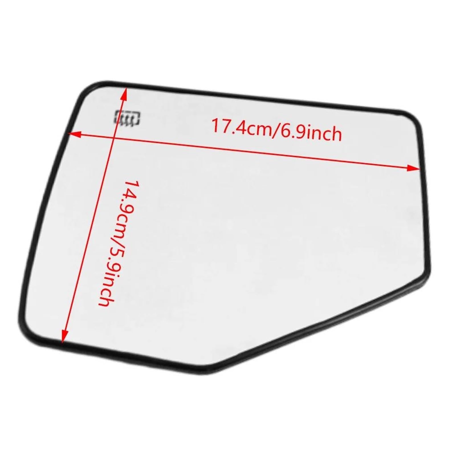 Espejo Retrovisor Para Coche, Cristal Para Ford Para Explorer Para Ranger Para Mercury Mountaineer 2006-2010, Lentes De Cristal Cristal de retrovisor lateral(Izquierda y derecha)