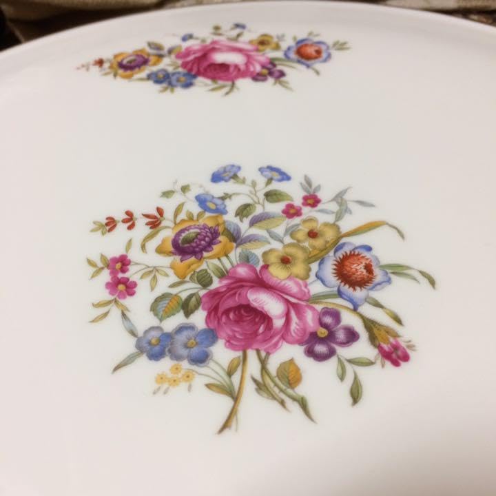 Amazon｜英国製 ROYALWORCESTER ボタニカル 祝福の花束 ガトープラター 