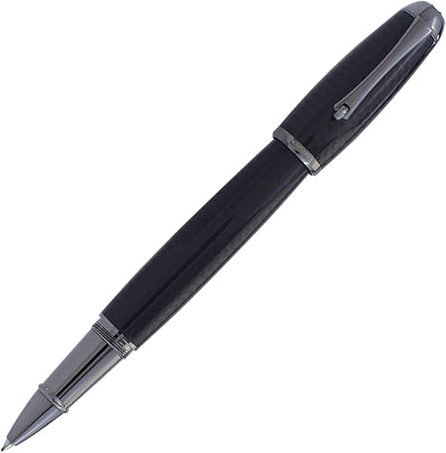 Monteverde USA Super Mega Fibra de CarbonoGunmetal Trim Rollerball Pen