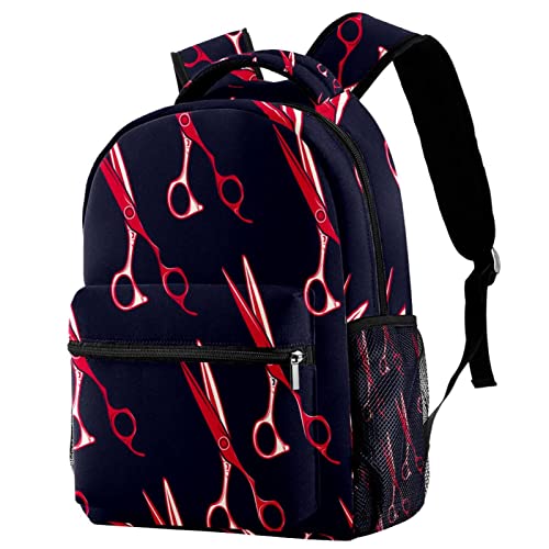 Sac à dos léger rouge pour livres d'école idéal pour les garçons et filles