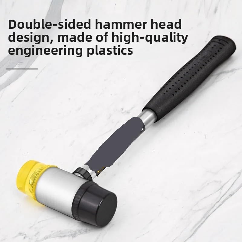 Mazo de goma y plástico, Martillo de goma 30/35/40 mm doble cara for albañilería y acristalamiento losas(40mm)