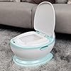 711TEK Realistic Potty Training Toilet for Kids and Toddlers (Blue)
