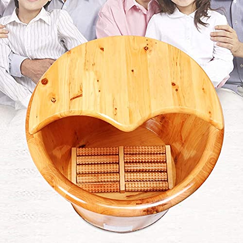 Spa de pies en madera de cedro para uso casero miniatura 5