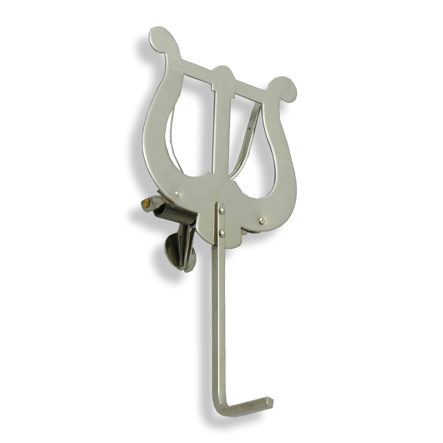 Soundman® Leggio per Tromba (Lyre 3rd Valve Slide) Marching Lyre Music Stand - Nichelata