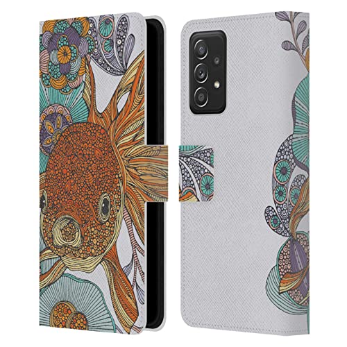 Étui portefeuille en cuir Valentina Little Fish pour Samsung Galaxy A53 5G