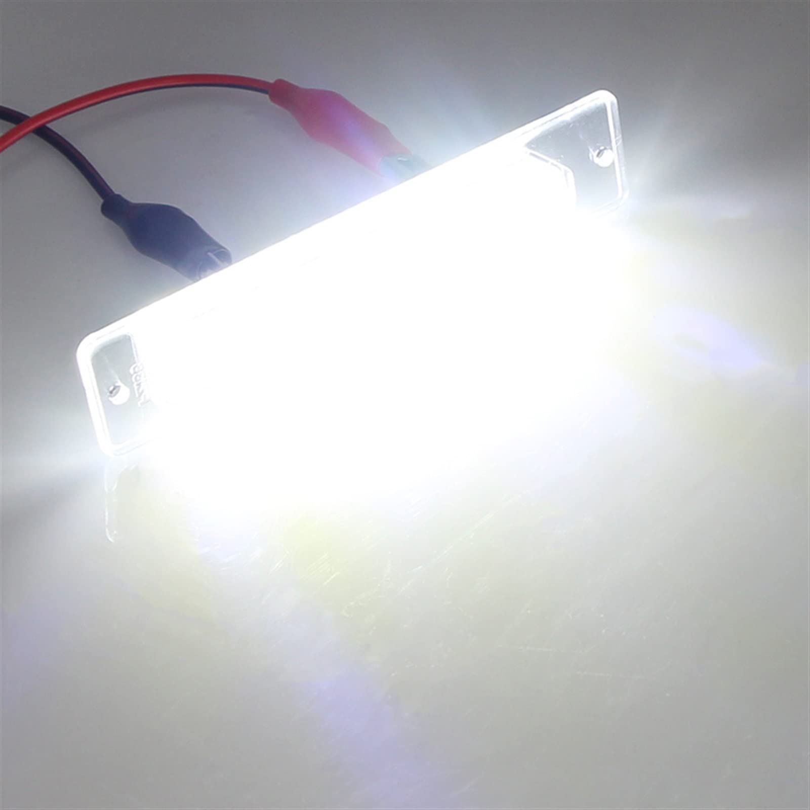 2 Luces LED Blancas Canbus SMD para matrícula lámpara de número para Fiat Ducato Peugeot Boxer Citroën Jumper Bus Box Relay Trailer.