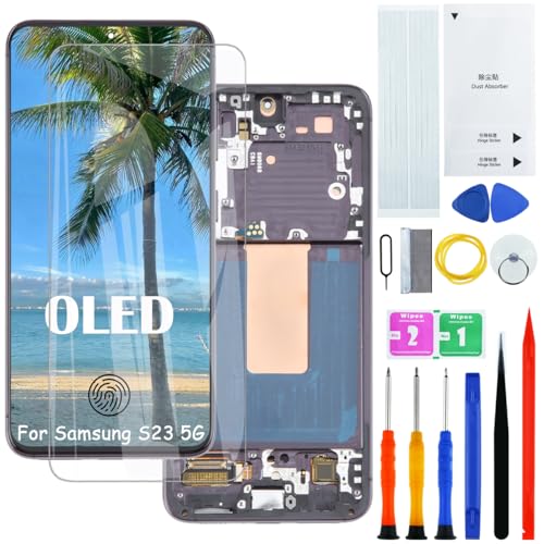 Écran Samsung S23 5G d'origine résout écran cassé et bug tactile S911B