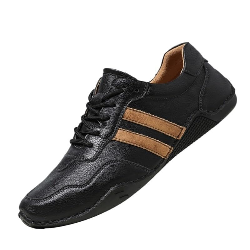 Men's Outdoor Casual Sports Shoes Versatile lace-up Soft-Soled Oxford Shoes Men Comfortable Breathable Shoes for Travel Shopping Driving