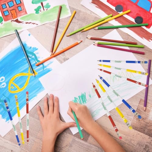 Crayola crayons de couleur effaçables mine robuste pour traçage précis - 5