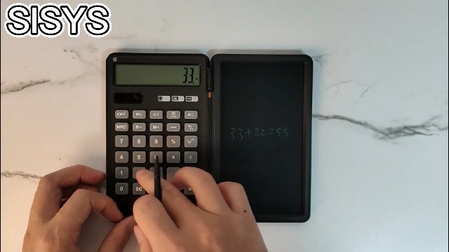 Calcolatrice Scientifica NK - 240 Funzioni Con Lavagna Integrata E Penna Elettronica, Alimentazione Solare E Batteria