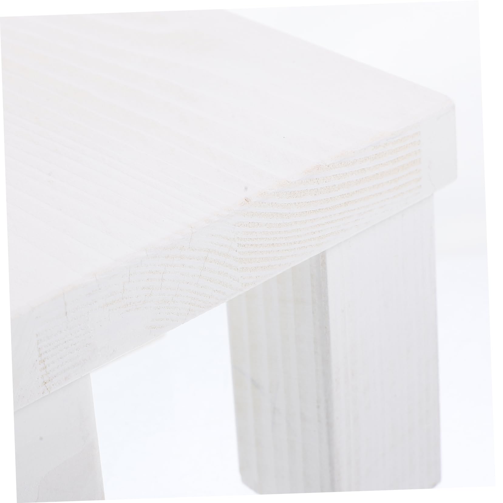 Levemolo Mini Banc en Bois Blanc Portable pour Accessoires Photographiques, Design Unique et Pratique, Photographie de -nés et Création d'une Atmosphère Chaleureuse