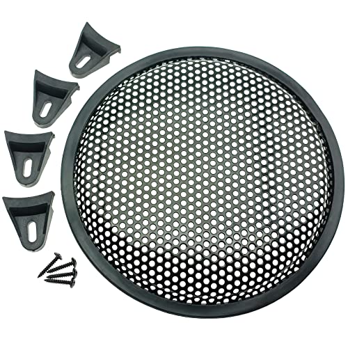 2 Pack 8 Inch Metal Mesh Speaker Grills Covers Subwoofer Grill Protective Case with with