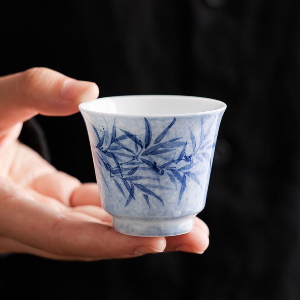 Tazas de té Pequeñas Taza de té pequeña hecha a mano, taza pintada a, tazón individual Personal, juego Kung Fu Taza de té de Kungfu
