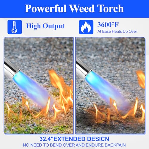 EASITALY 32" Weed Torch Propane Burner