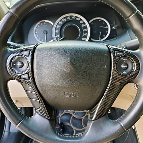 Moldura interior de volante para Accord 2014 a 2017 con look carbono 3