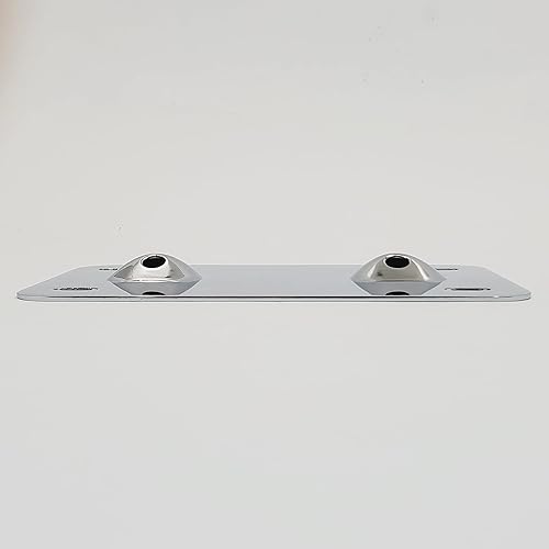 Miniatura 4 de Soporte de placa cromado para modelos Harley Street Glide, Road King, Road Glide y Electra Glide Touring 1999-2016 (7-14 pulgadas x 4-14 pulgadas)