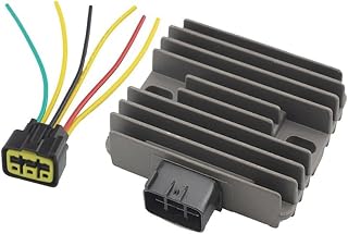HaIlm Motorcycle Voltage Regulator For Yam&aha XP500 T-MAX XVS125 DRAGSTAR XVS1100 V-Star YXR660 Motorcycle Regulator Rectifier (Color : With Plug)