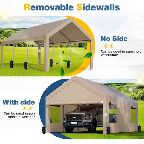 JAMFLY 12x20 ft Carport